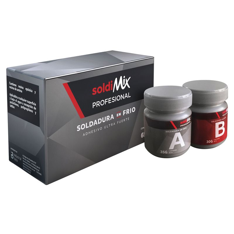 SOLDIMIX - Soldadura en Frío Ultra Fuerte 65g