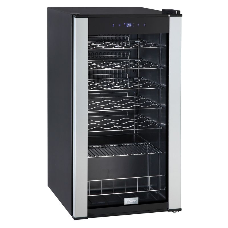 OSTER - Cava de Vinos 28 Botellas Oster OS-PWCC2800B Negro/Acero