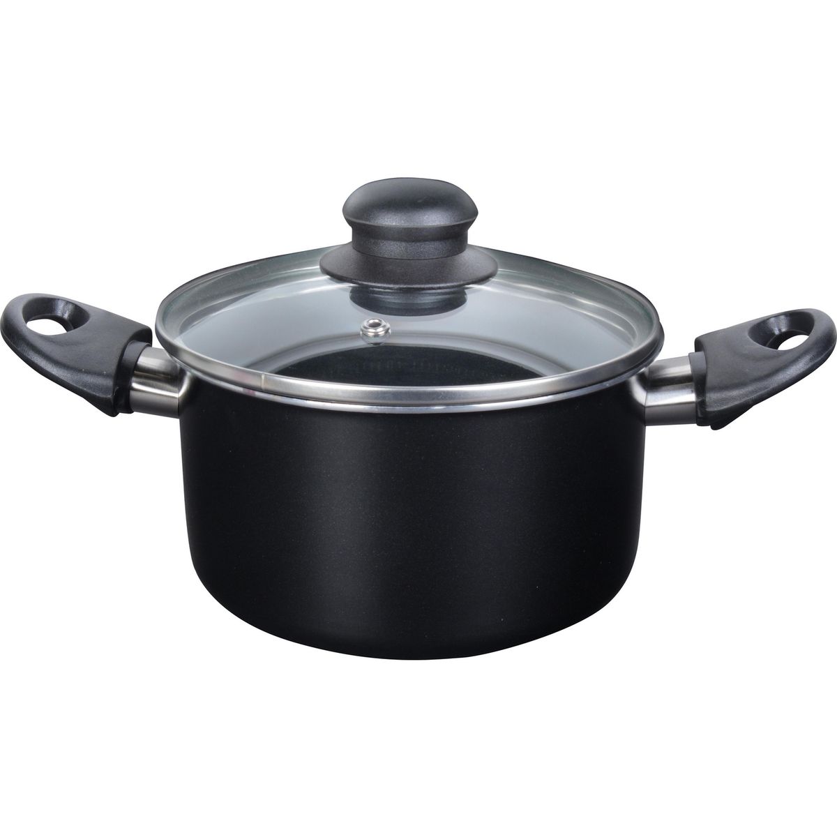 CASA BONITA -  de Aluminio 16 cm 1.7 l Negro HJSC-O16K