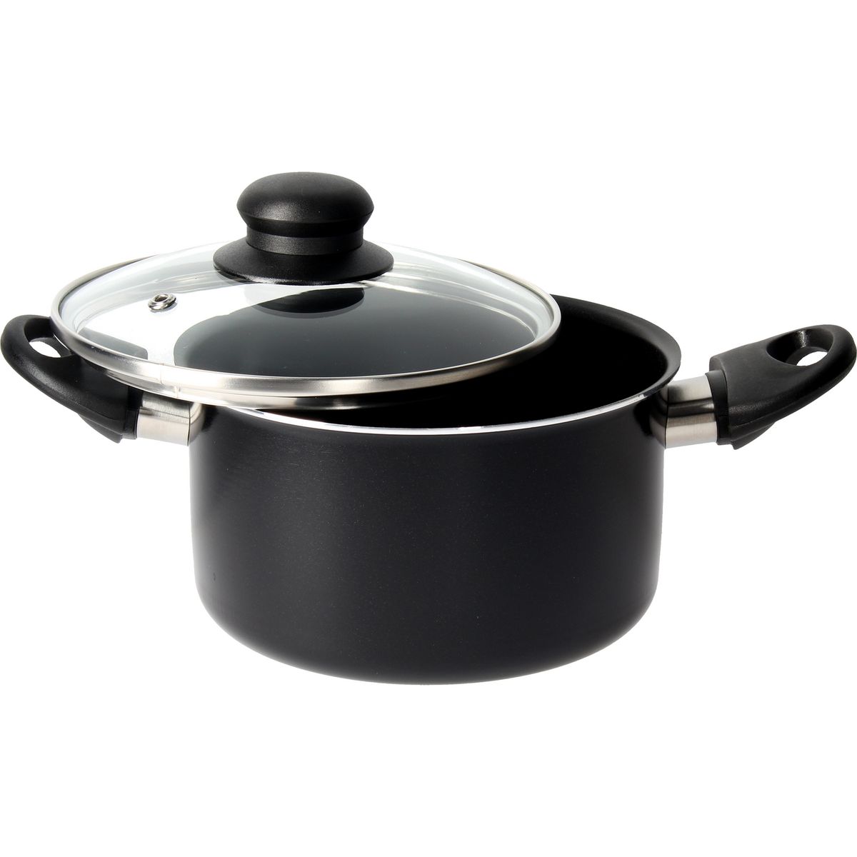 CASA BONITA -  de Aluminio 16 cm 1.7 l Negro HJSC-O16K