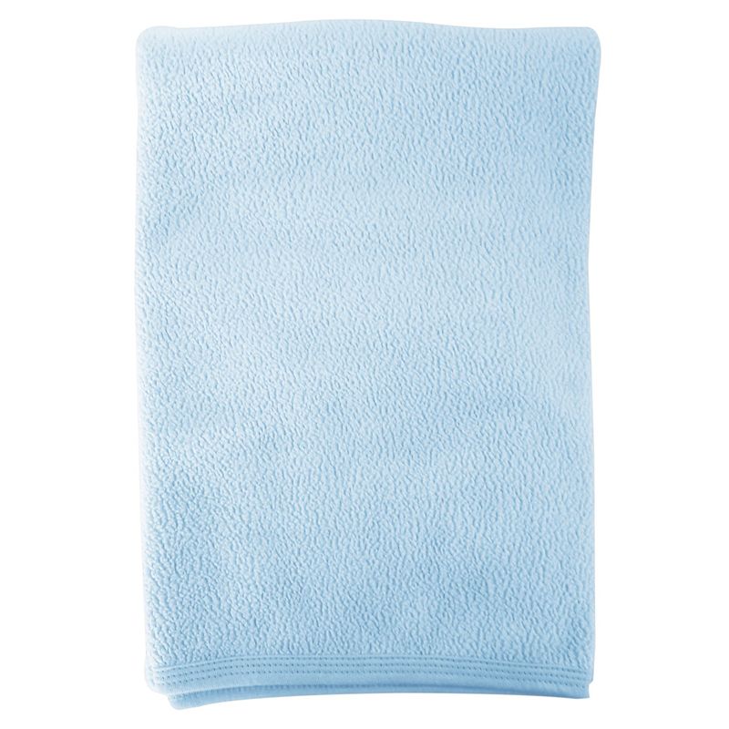 SWEETIE - Frazada Polar Carnero Doble Celeste 90x116cm
