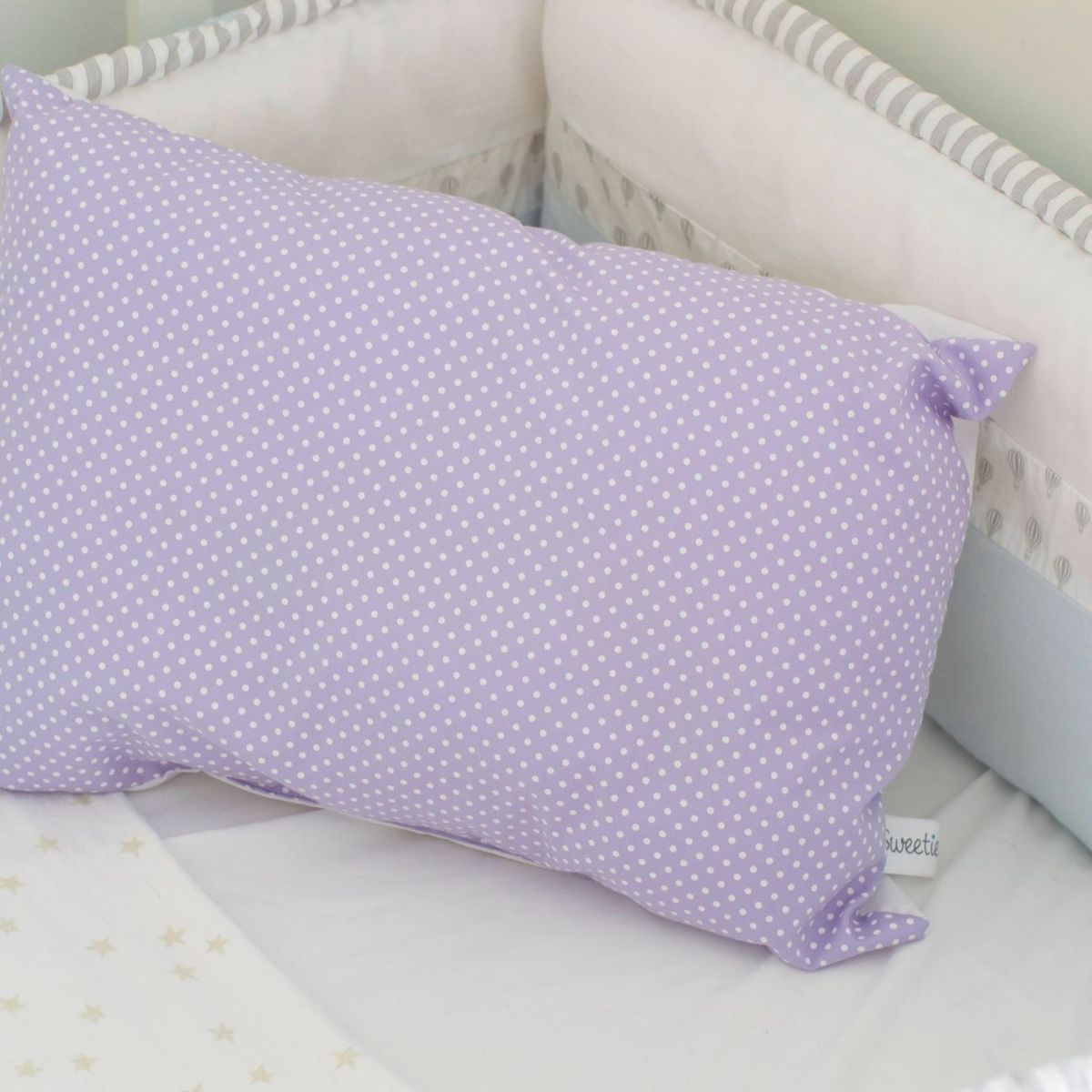 SWEETIE - Almohadita Deco Huellitas Morado