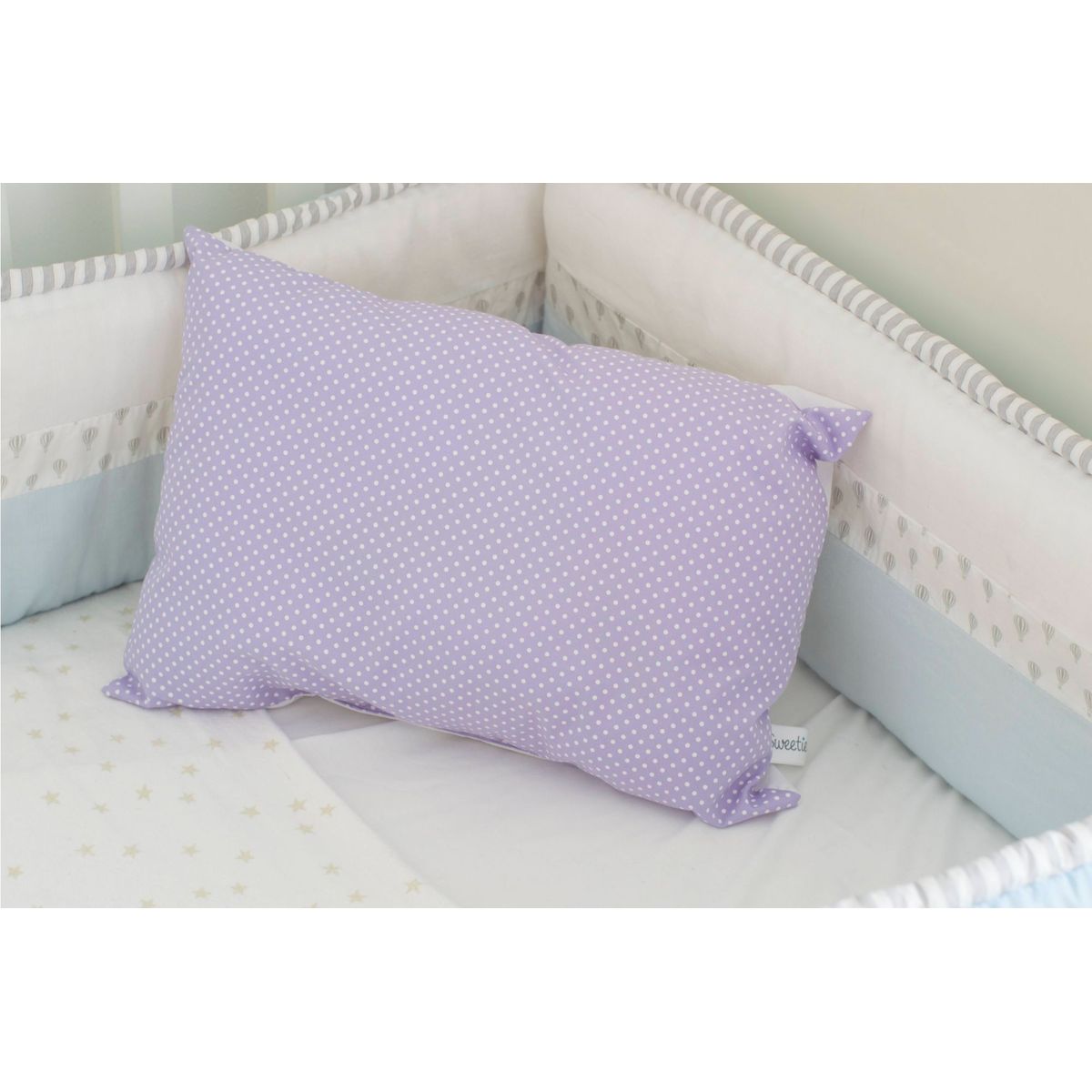 SWEETIE - Almohadita Deco Huellitas Morado