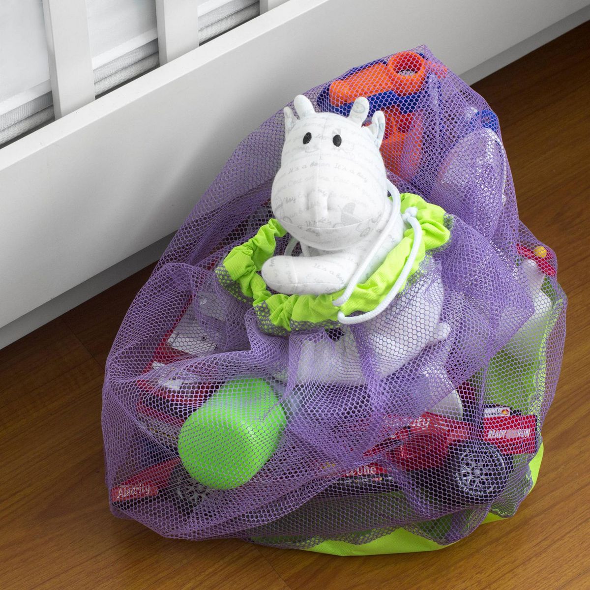 SWEETIE - Bolsa de Malla para Juguetes Verde