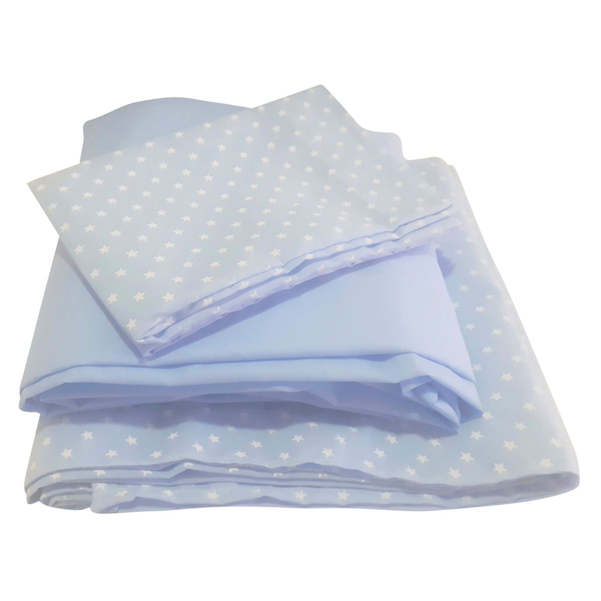 SWEETIE - Juego de Sábanas Pack and Play Celeste