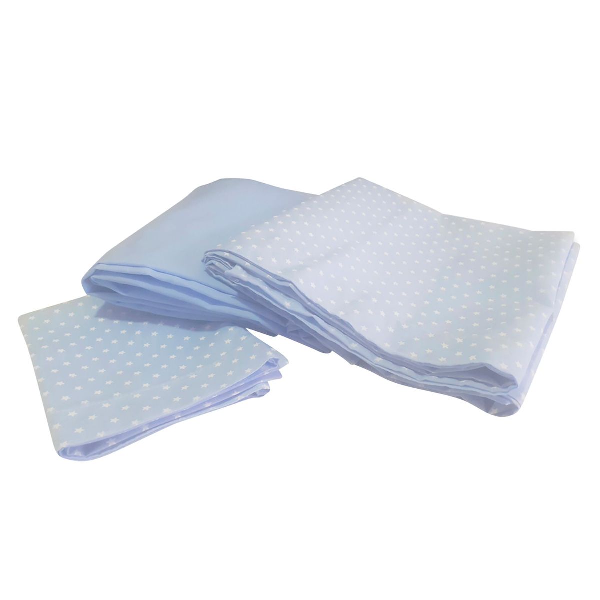 SWEETIE - Juego de Sábanas Pack and Play Celeste