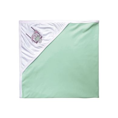 Colchita de Algodn Pima Verde 80x80cm