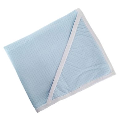 Colchita de Algodn Wafer Celeste 80x70cm