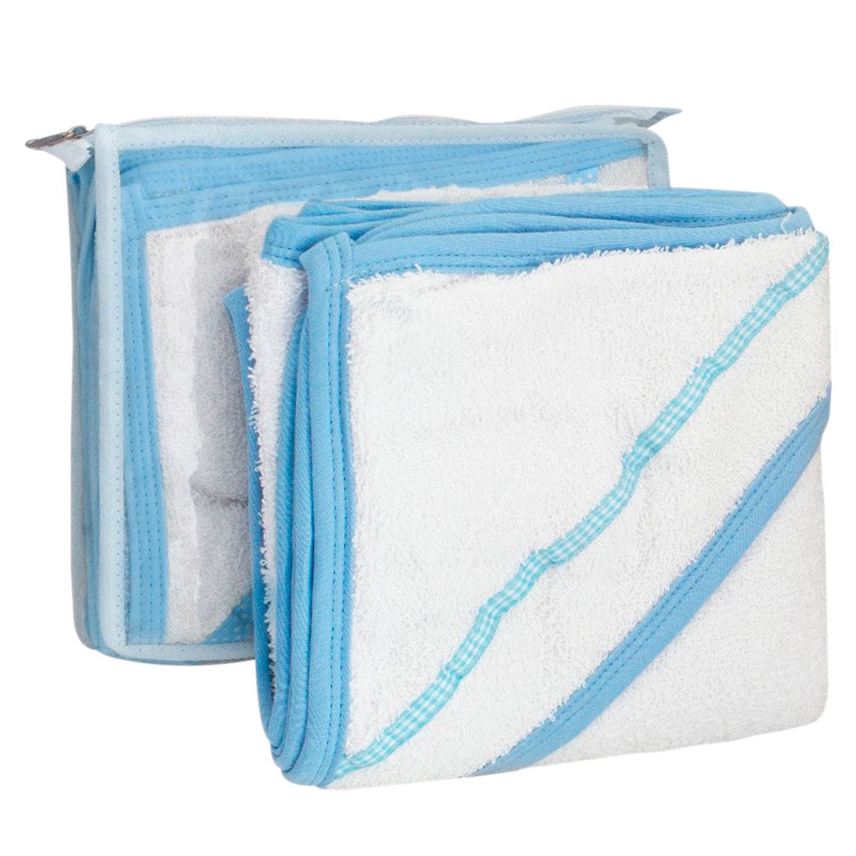 SWEETIE - Toalla de Felpa con Capucha Celeste