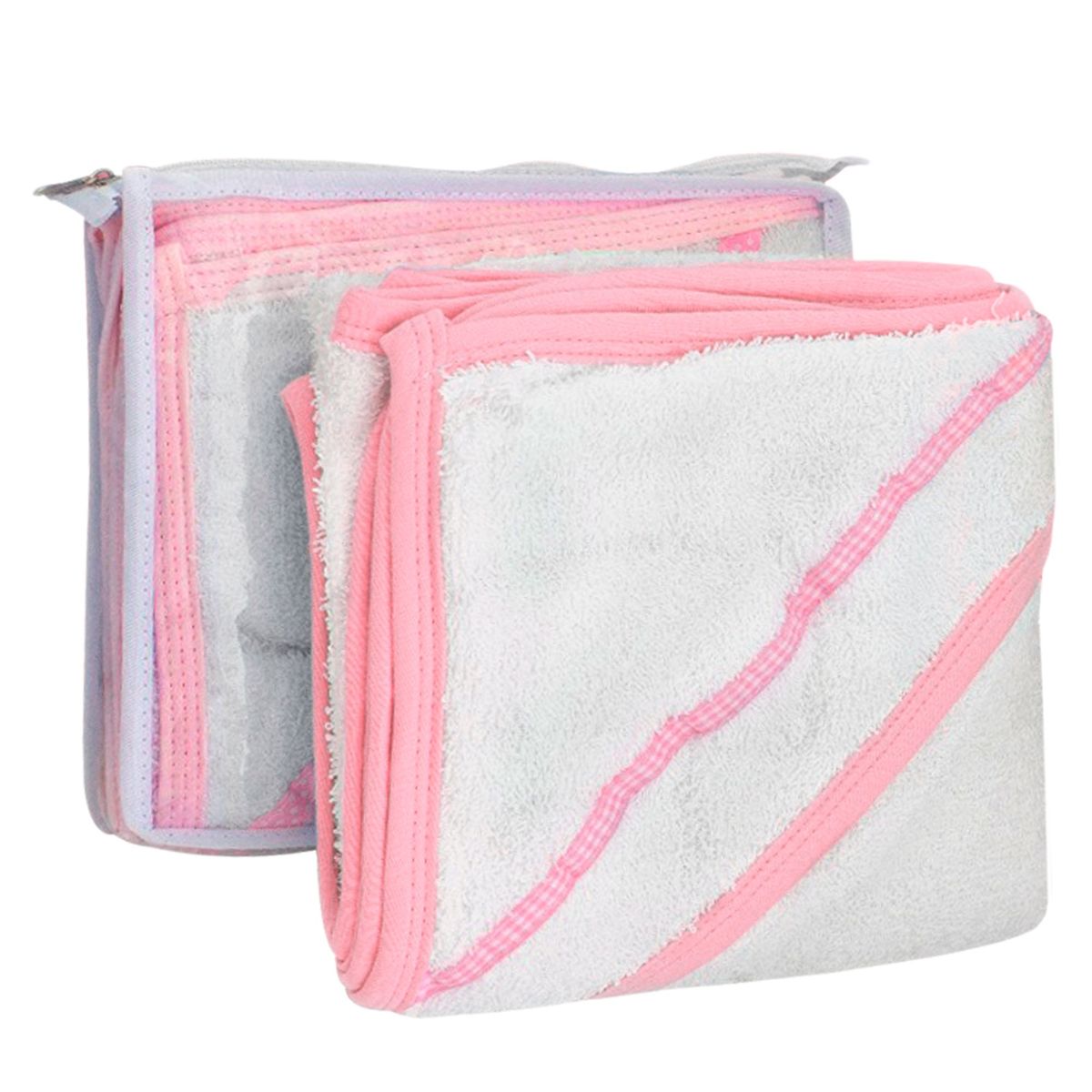 SWEETIE - Toalla de Felpa con Capucha Rosada