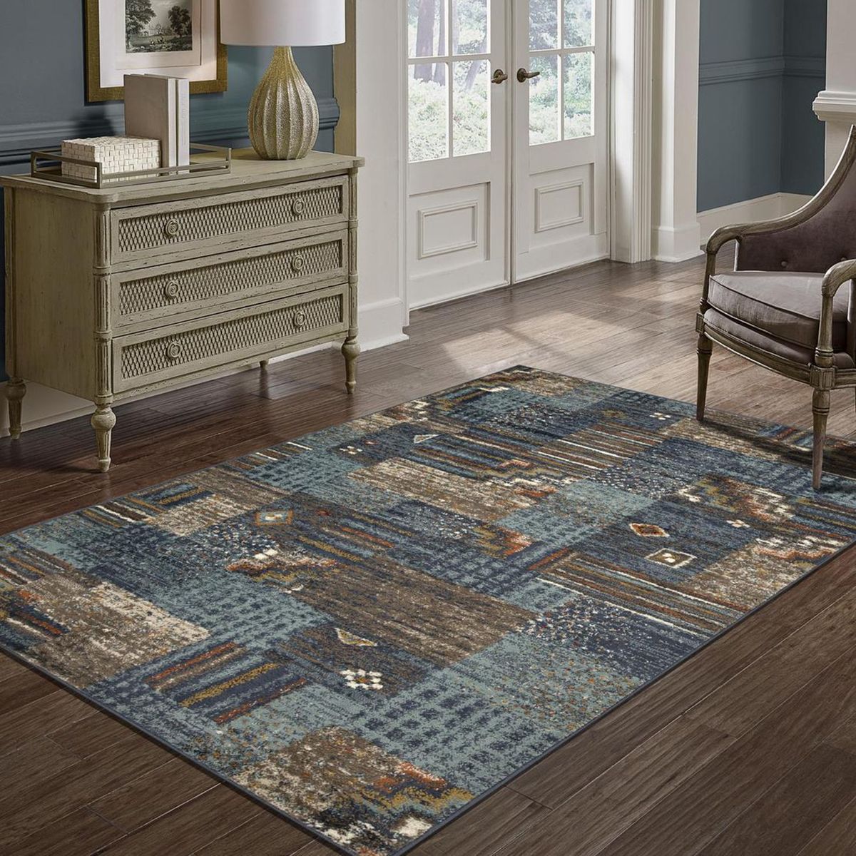 JUST HOME COLLECTION - Alfombra Rectangular Sachi Patchwork 160x235cm