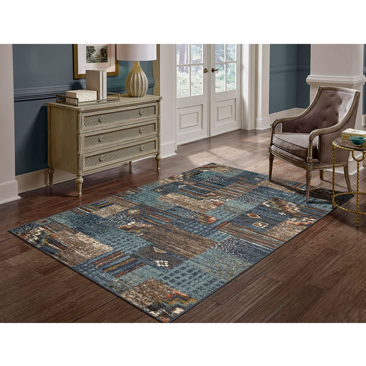 JUST HOME COLLECTION - Alfombra Rectangular Sachi Patchwork