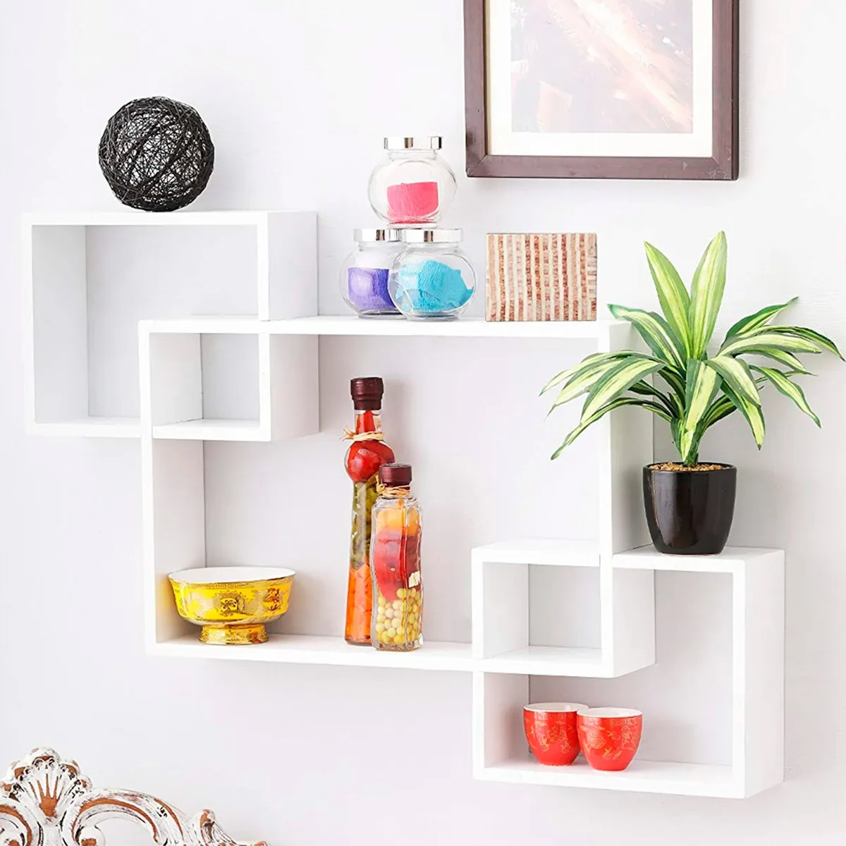 MUEBLES GAUDI - Repisa de Melamina Mavi Blanco 50x80cm