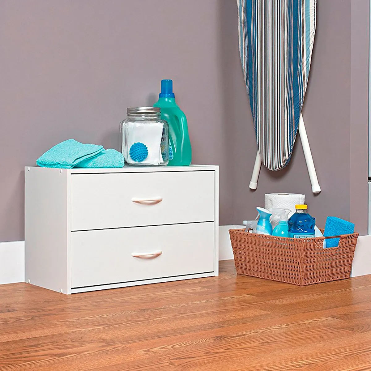 MUEBLES GAUDI - Cajonera Doble Blanco