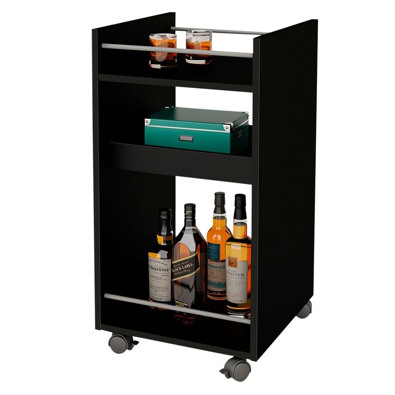 MUEBLES GAUDI - Bar con Ruedas Royal Wengue