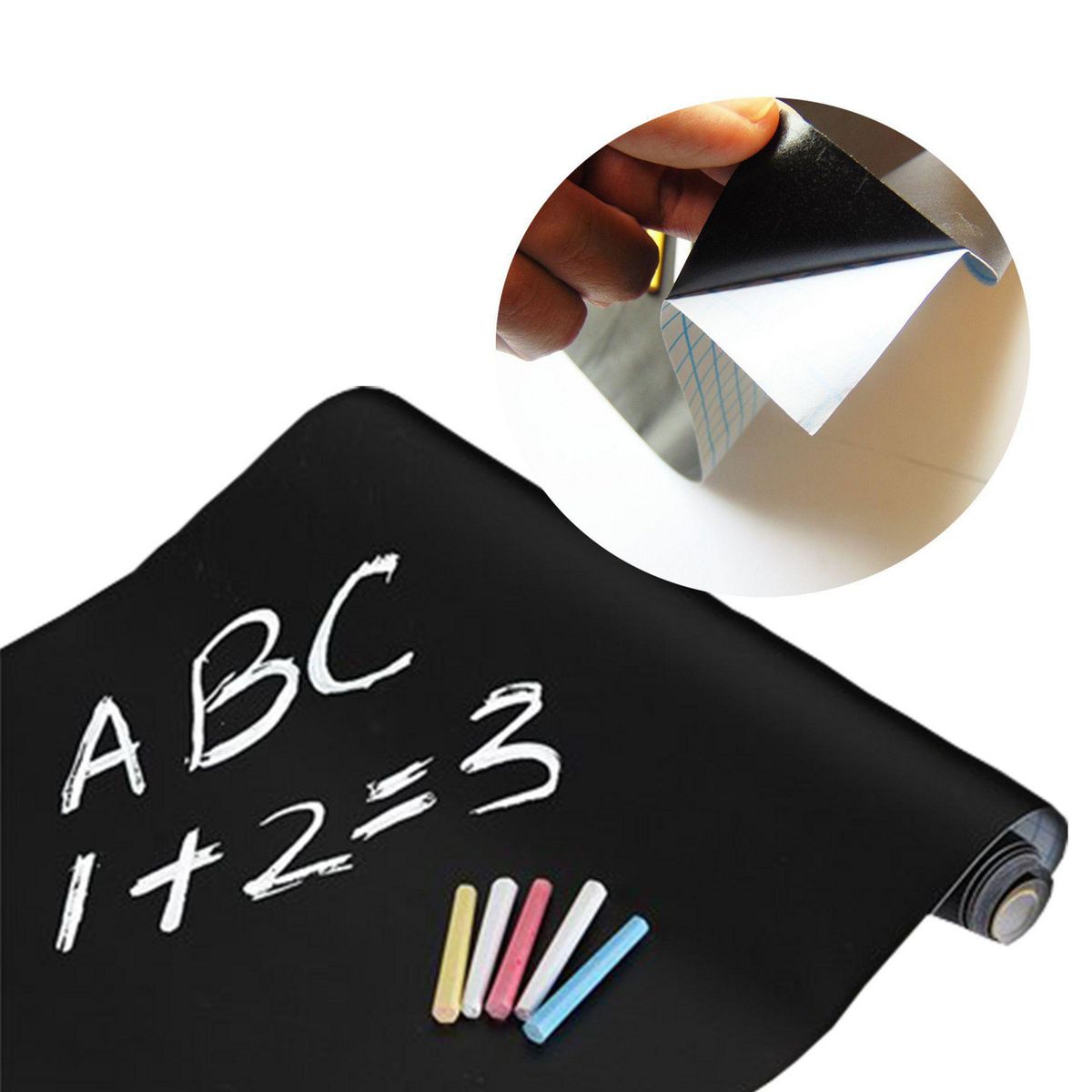 TOPTEAM - Pizarra Adhesiva de Vinil