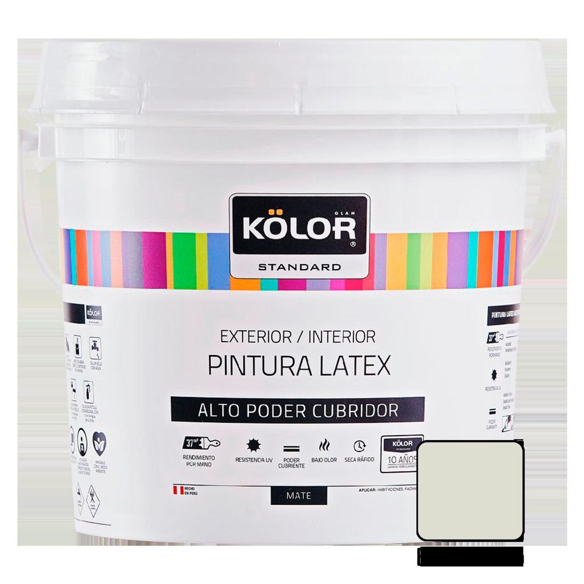 KOLOR - Latex Standard Blanco Humo 4 lt.