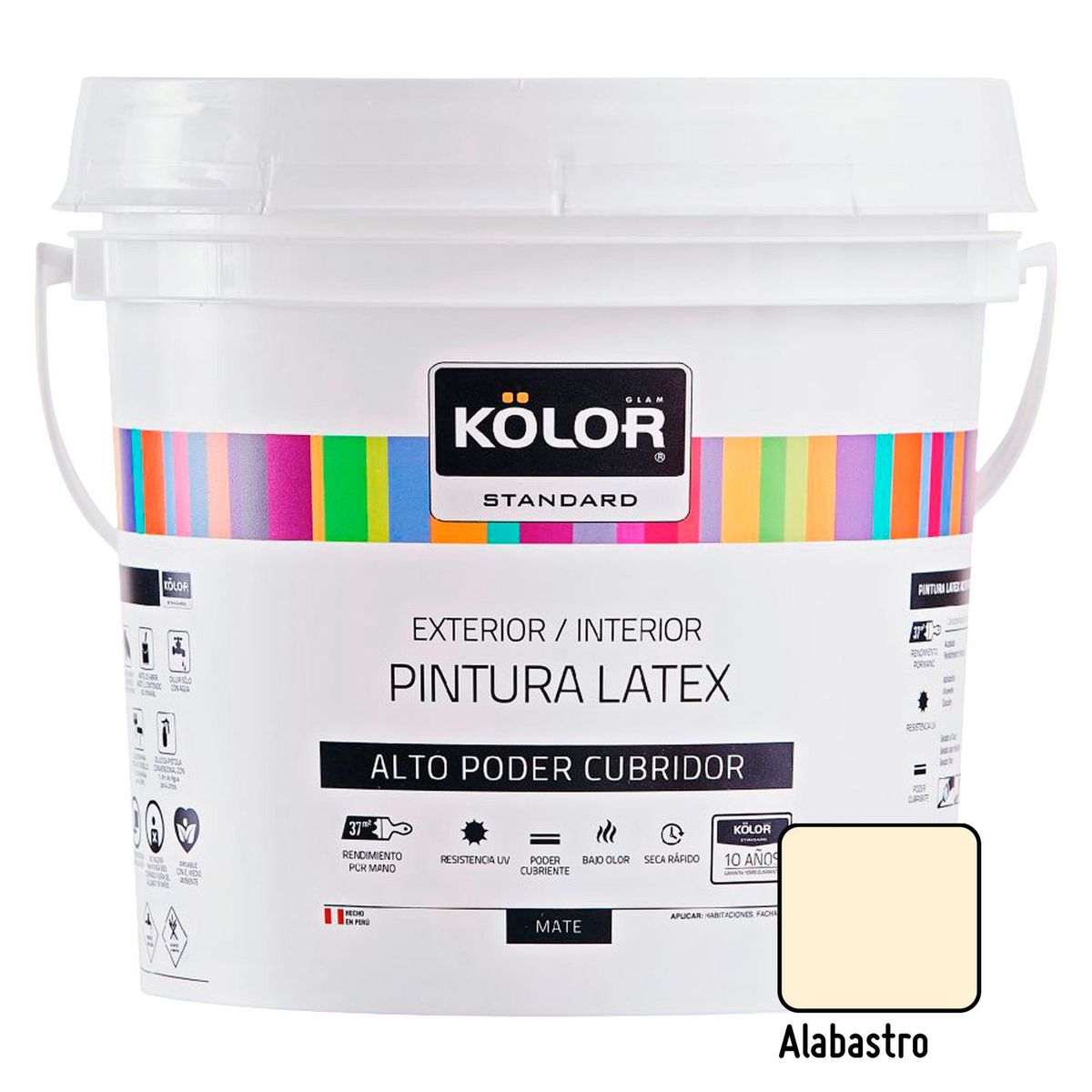 KOLOR - Latex Standard Alabastro 4 Lt.