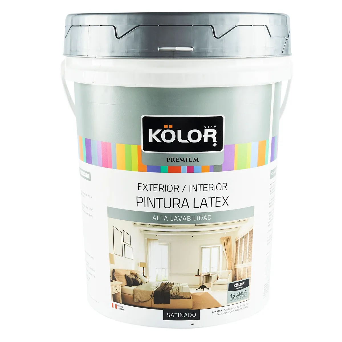 KOLOR - Pintura Látex Satinado 20L Blanco