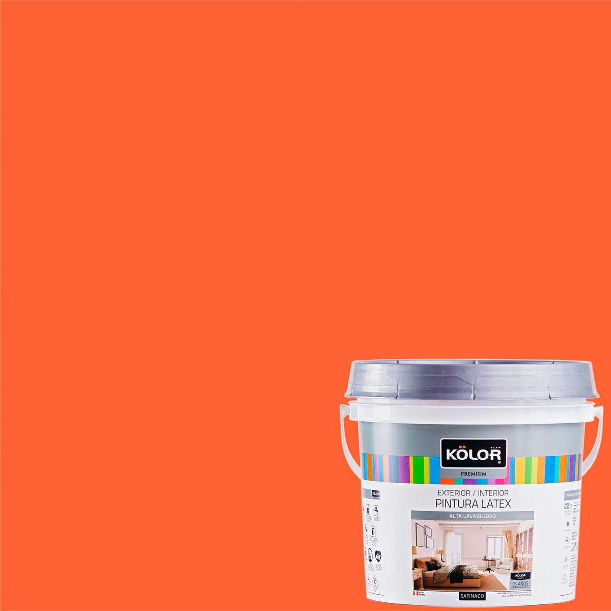 Pintura Kolor Satinado Sunset 1GL, marca CERESITA - Foto 2