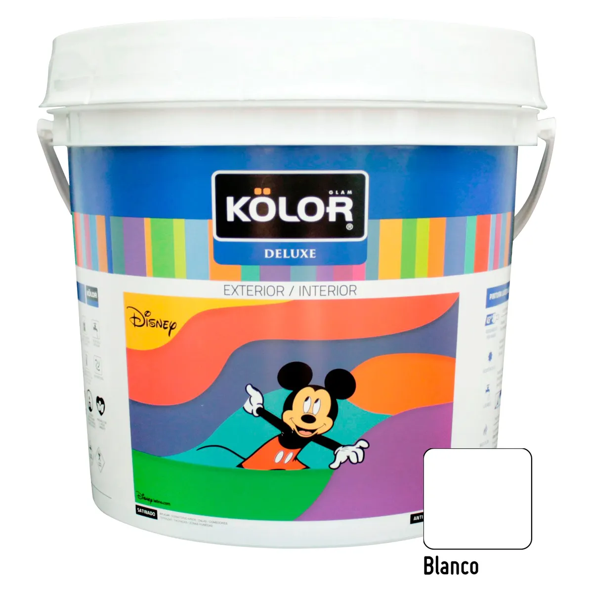 KOLOR - Pintura Látex Disney 4L Blanco