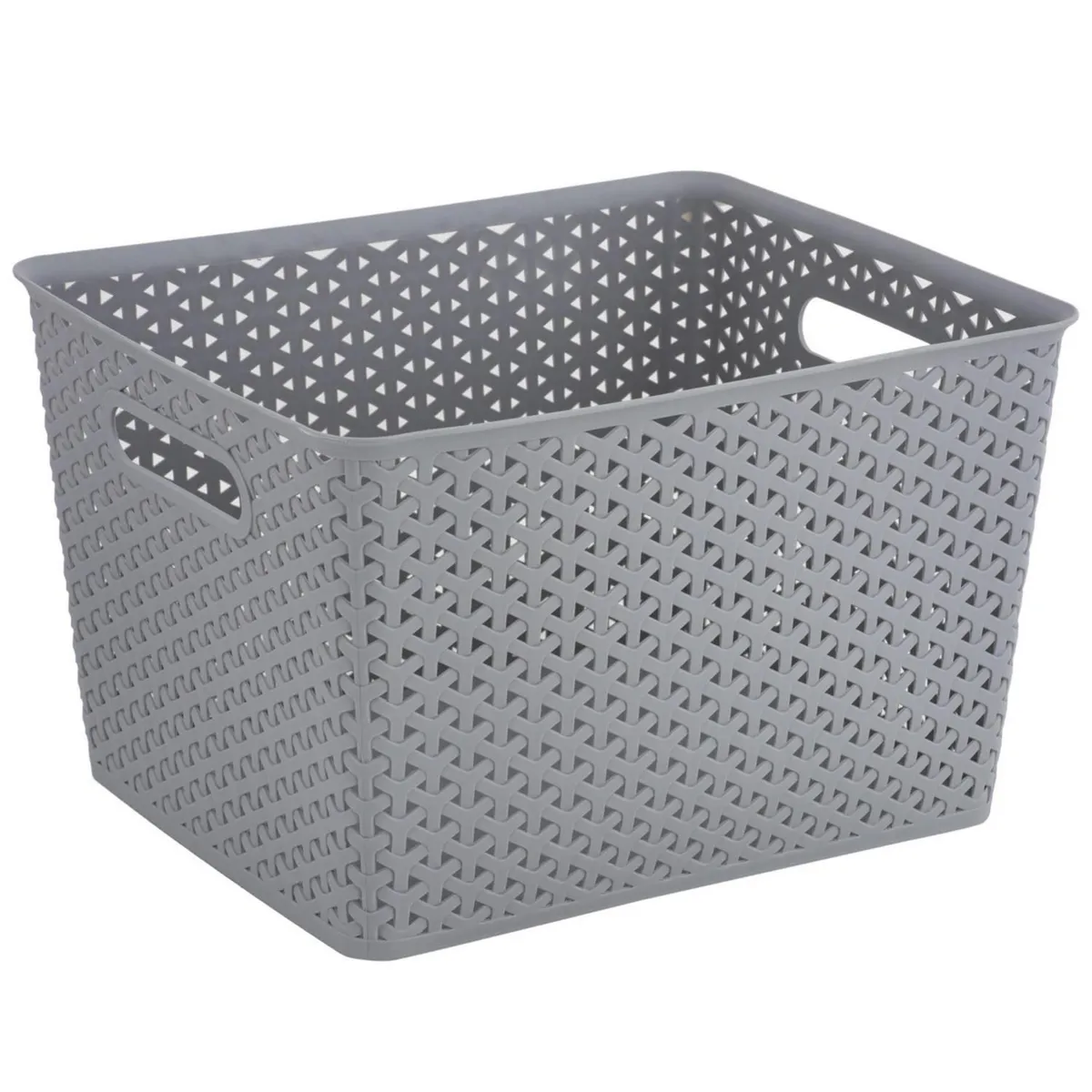 JUST HOME COLLECTION - Canasta Ratán 19L Gris