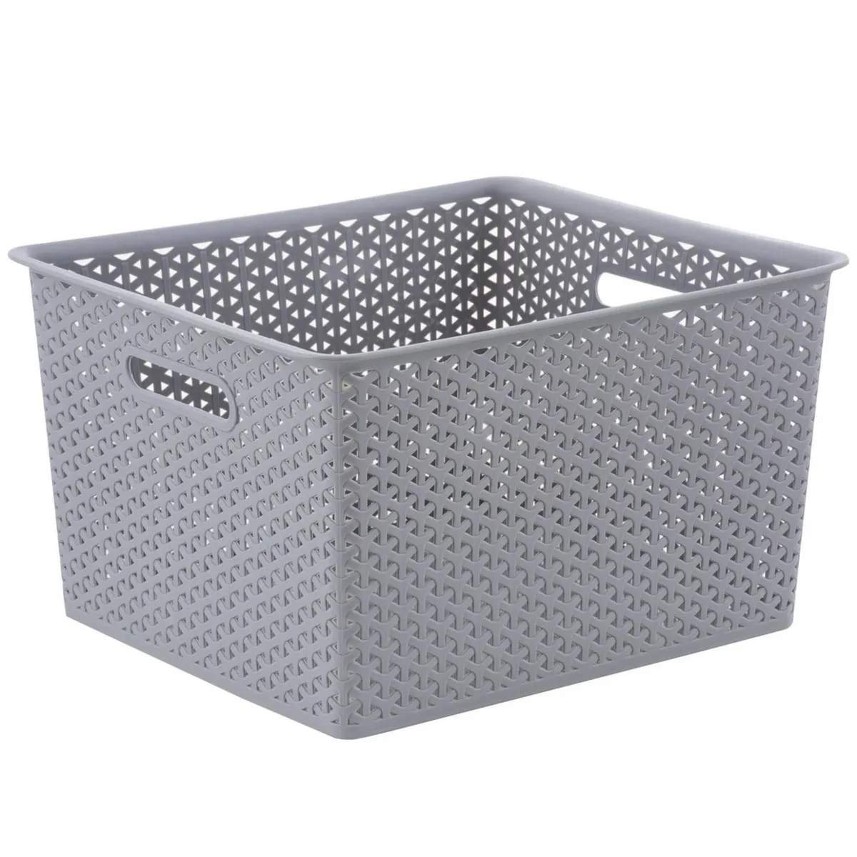 JUST HOME COLLECTION - Canasta Ratán 35L Gris