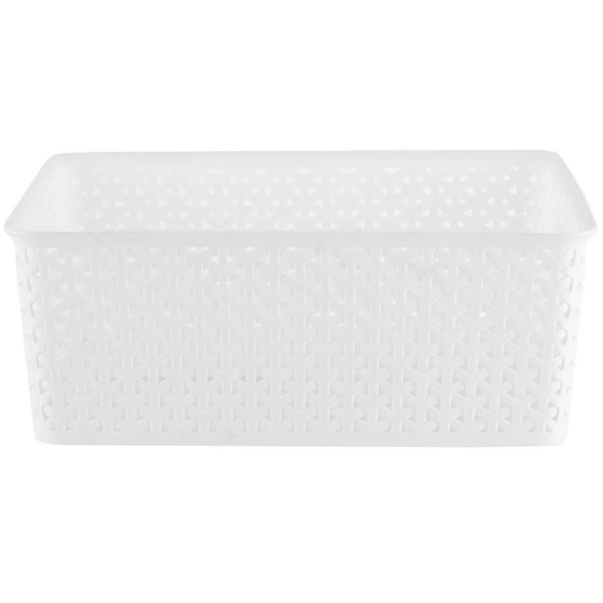 JUST HOME COLLECTION - Canasta Ratán 14.5L Blanco