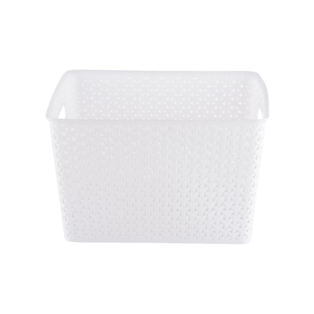 JUST HOME COLLECTION - Canasta Ratán 19L Blanco