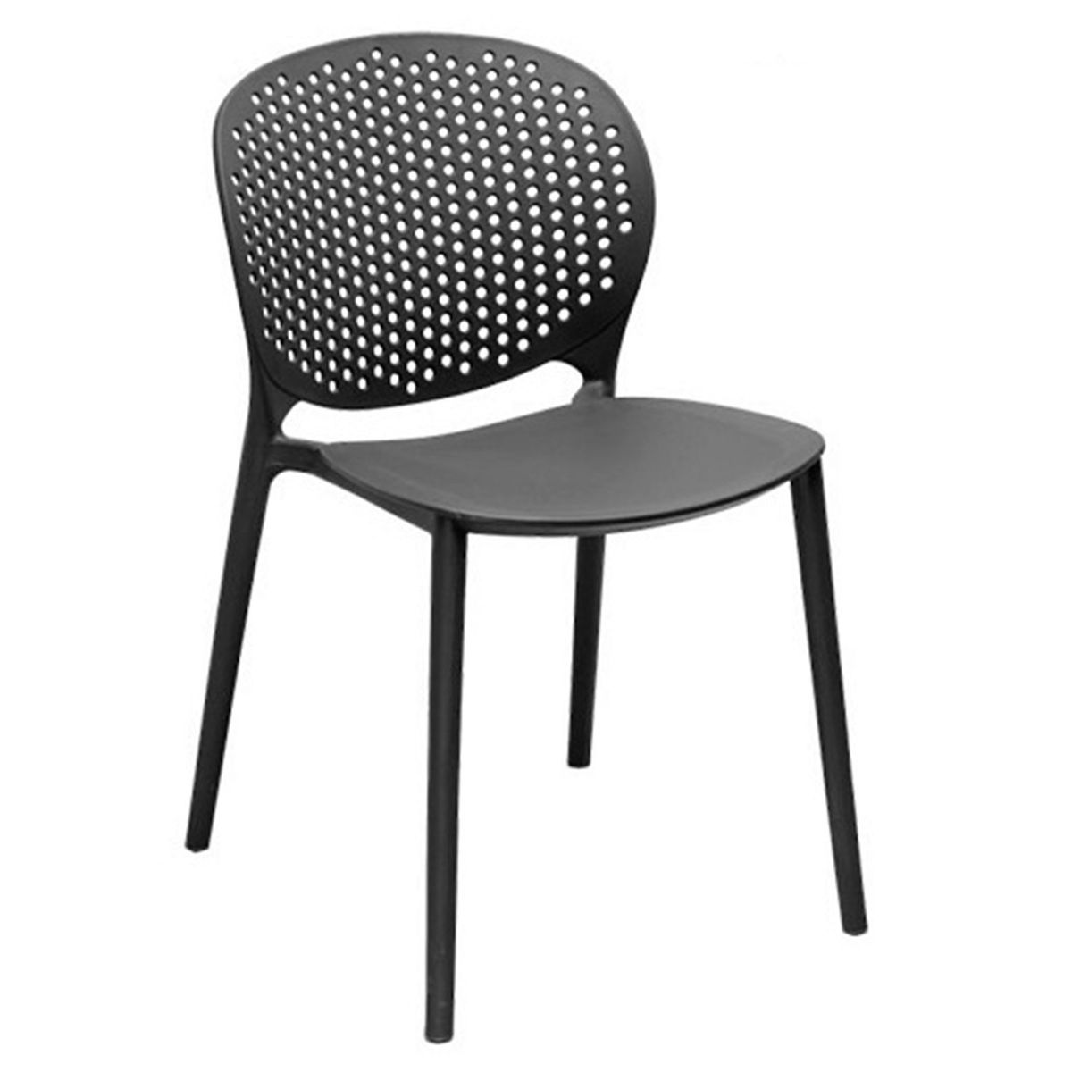 ZIYAZ - Silla de Comedor Pongo Grafito