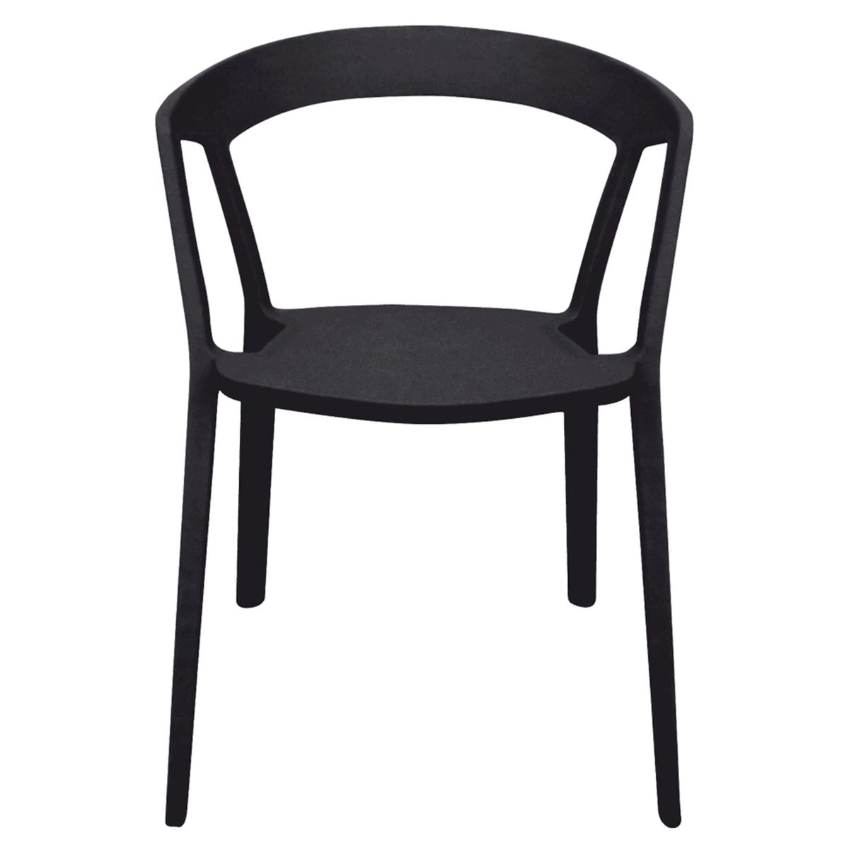 ZIYAZ - Silla de Comedor Alice Negro