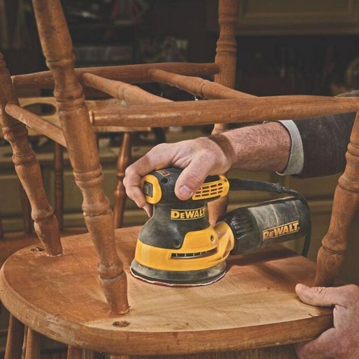 DEWALT - Lijadora orbital eléctrica 5" 275W DWE6421 Dewalt