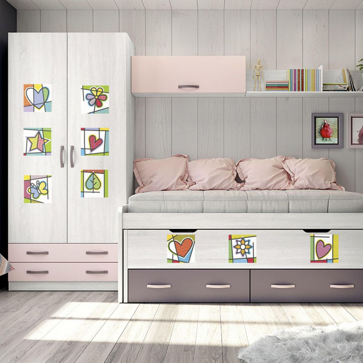 KANTU - Listelo de Vinil Berlín 15x15cm 0.23m2