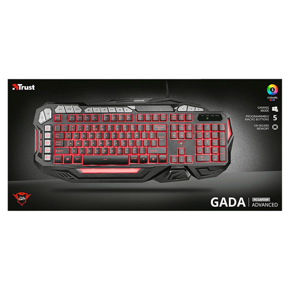 TRUST - Teclado Avanzado para Juegos GXT 285
