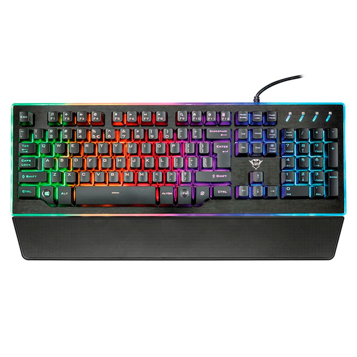 TRUST - Teclado LED Semimecánico GXT 860 Negro