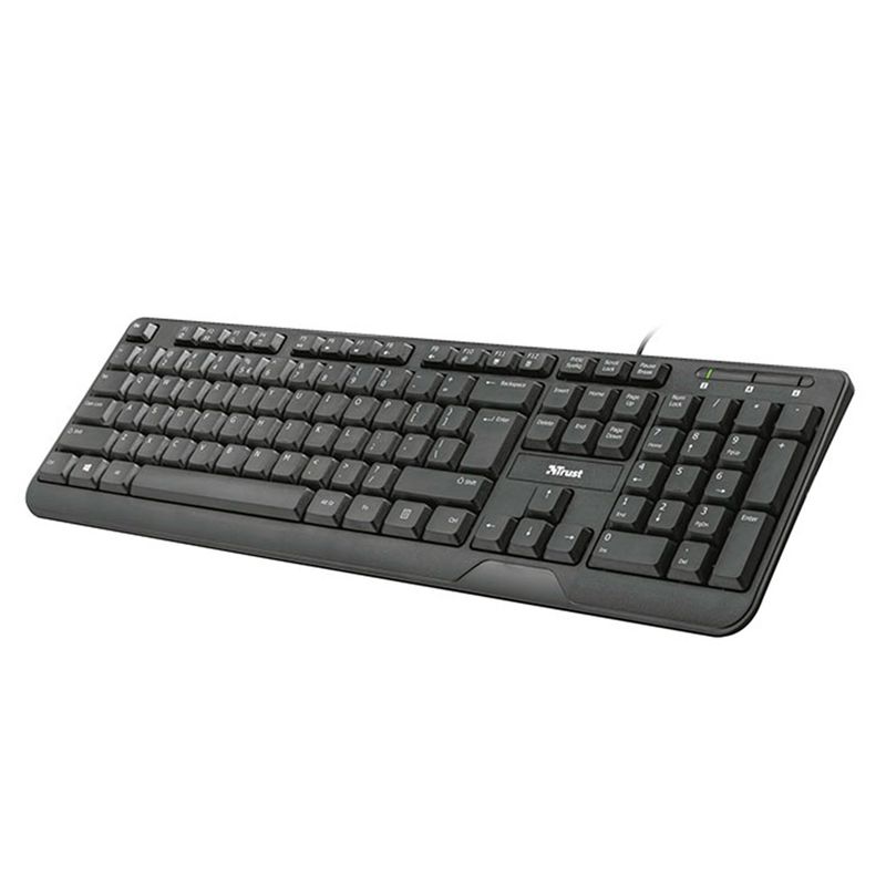 TRUST - Teclado Multimedia Ziva Negro