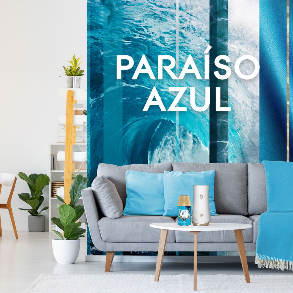 GLADE - Repuesto Ambientador automático Glade Paraíso Azul 270 ml