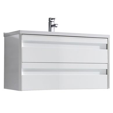 Mueble Bajo 80cm 2 Cajones Blanco