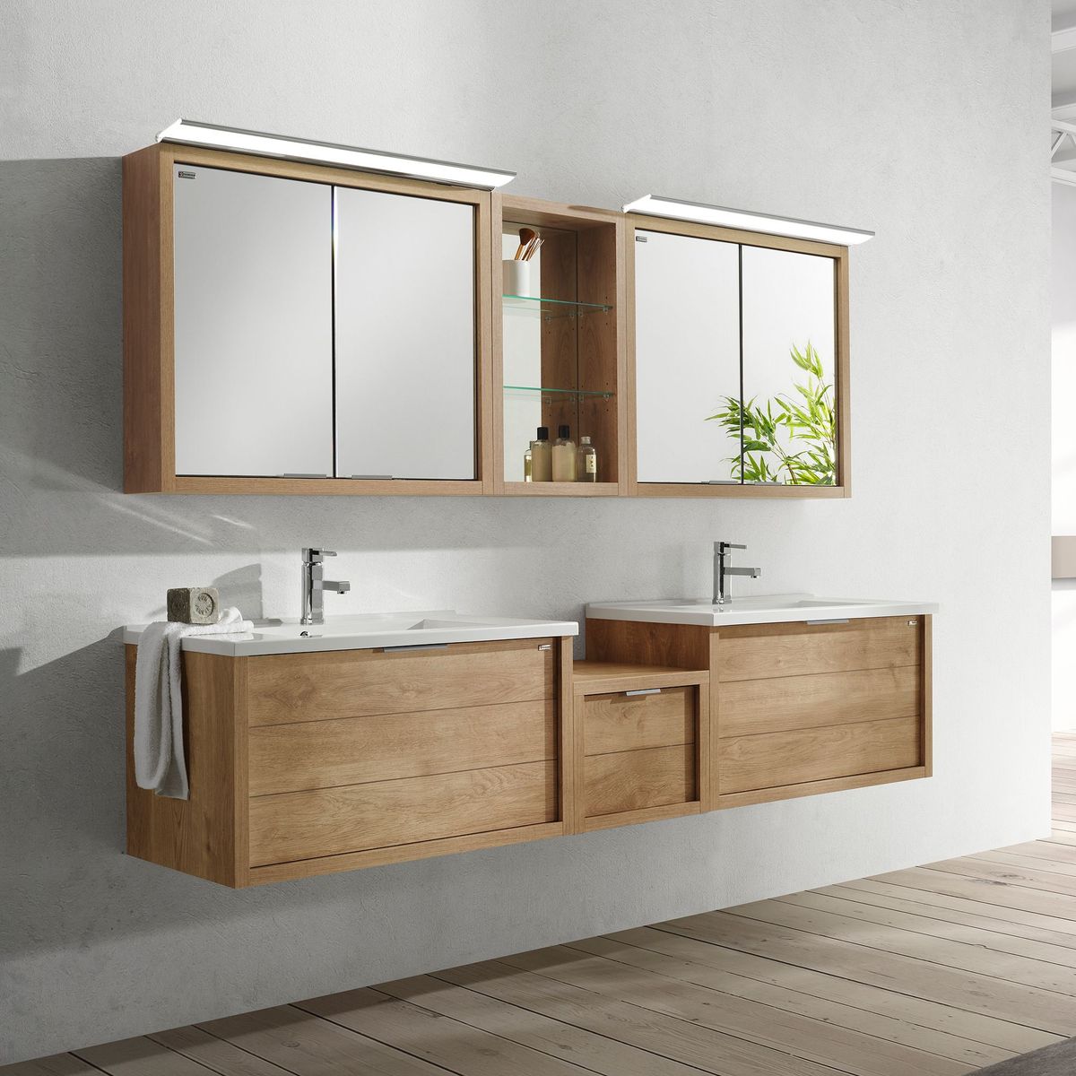 VALENZUELA - Mueble Bajo 80cm Roble