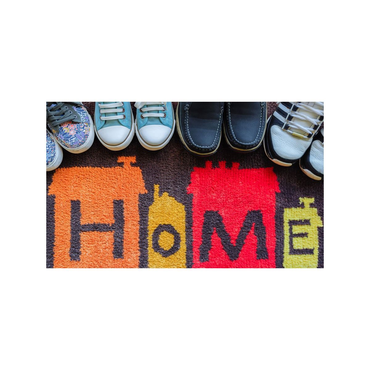 CASA BONITA - Alfombra Zapatos 45x75cm