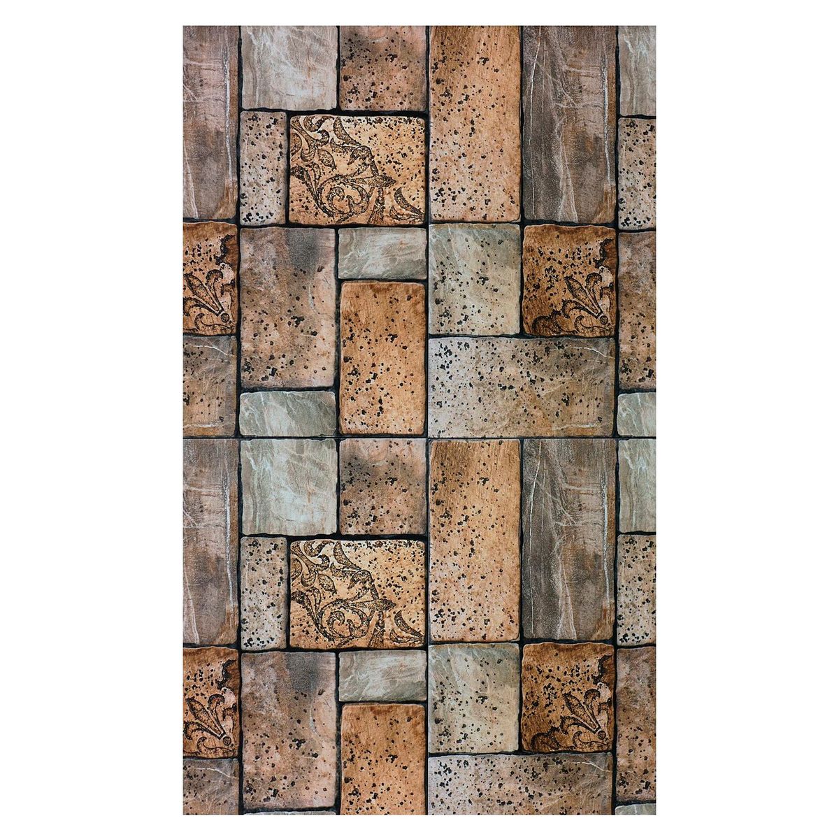 CASA BONITA - Alfombra Cerámica Café 45x75cm