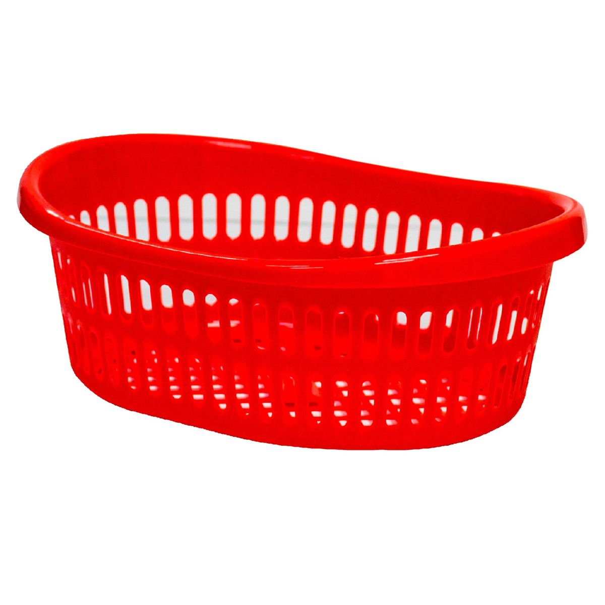 MAGICPLAST - Cesto Plástico Ovalado Rojo