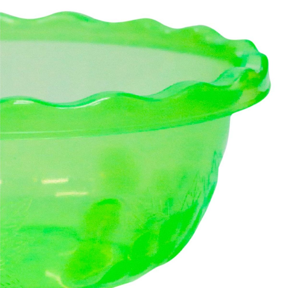 MAGICPLAST - Frutera Ensaladera Grande Traslúcido Verde