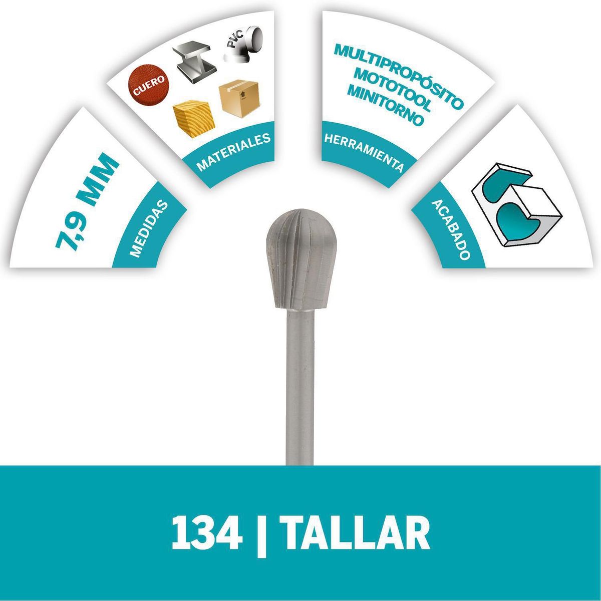 DREMEL - Fresa Corte Metal 15/16 1Und