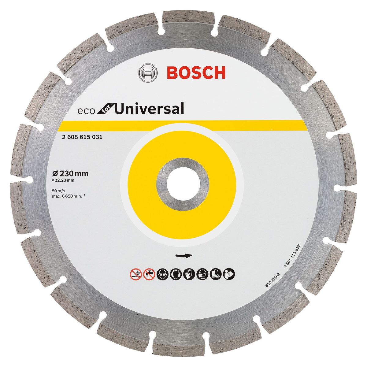 BOSCH - Disco Eco Universal Segmentado 9''