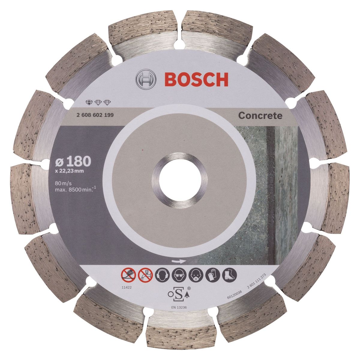 BOSCH - Disco Profesional Hormigón Duro 7''