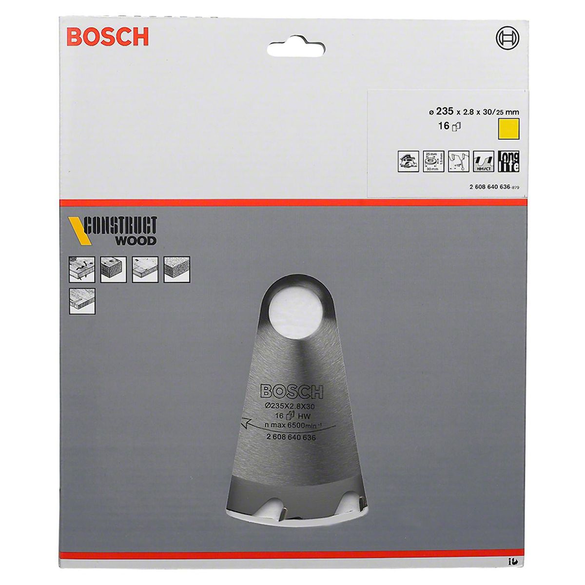 BOSCH - Disco S.Circ. 9 1/4'' x16D