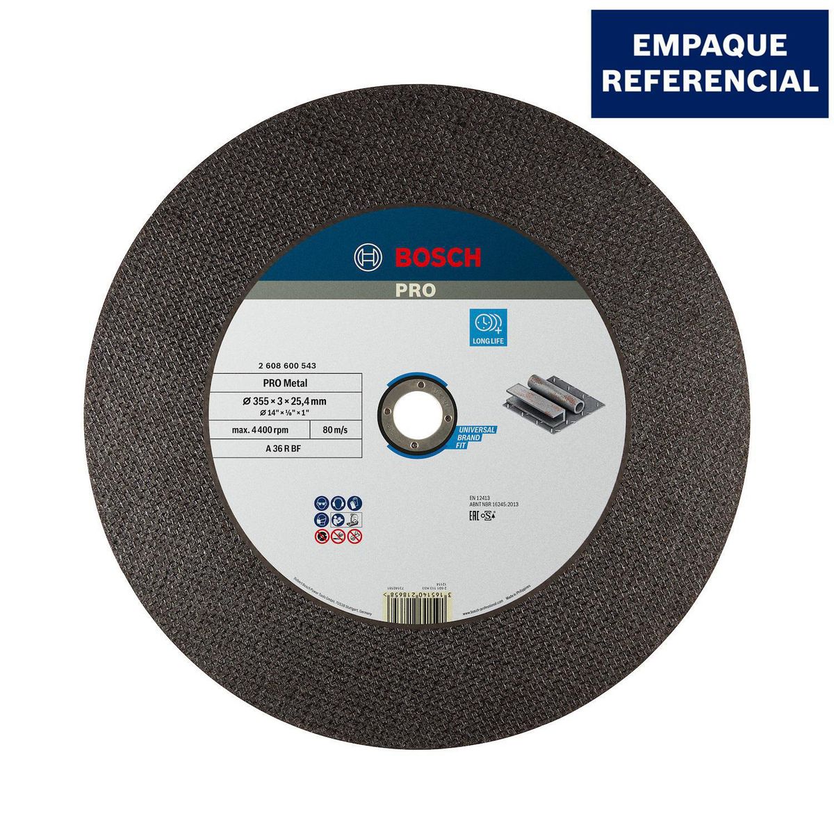 BOSCH - Disco de corte Bosch Expert for Metal 350 x 2,8mm Grano 36