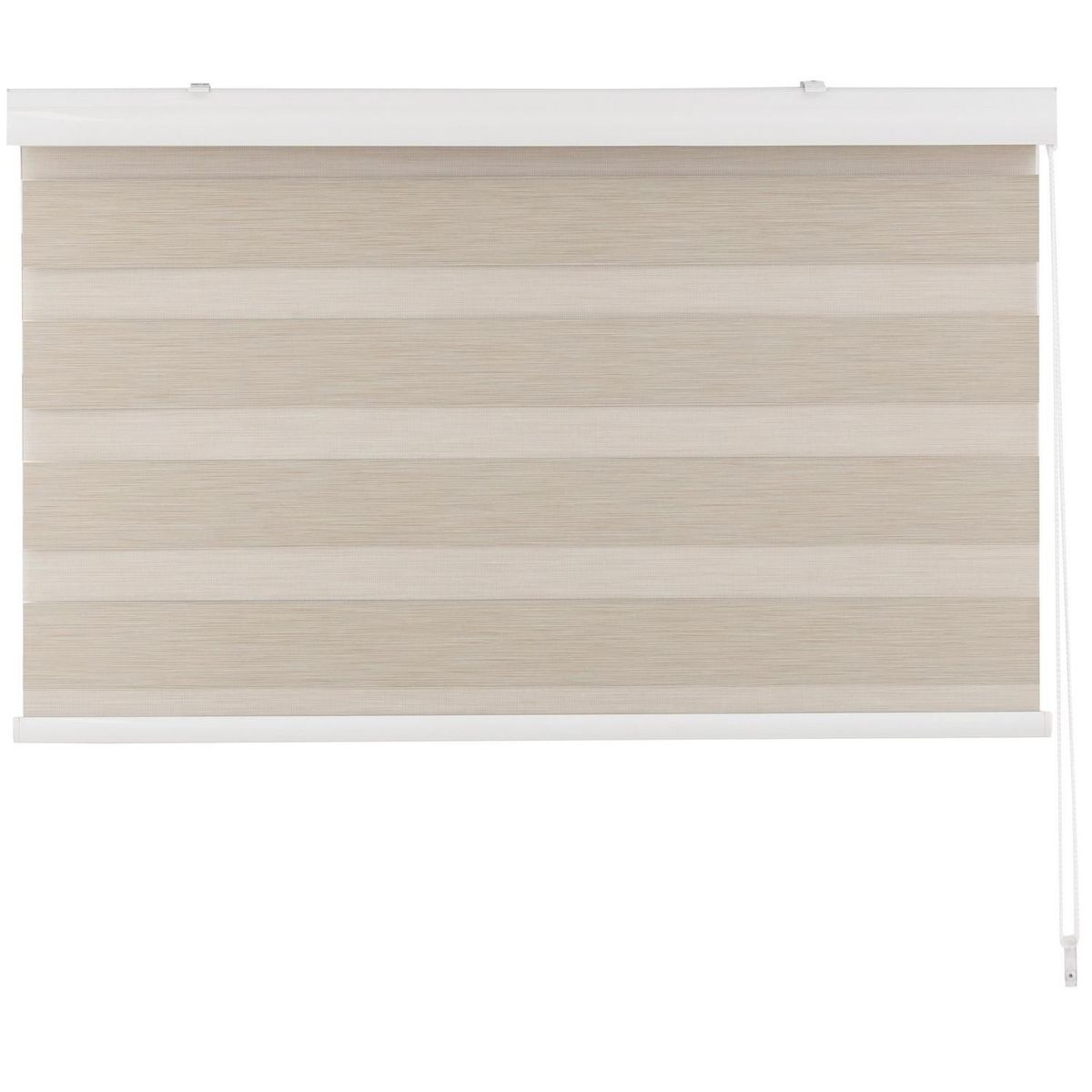 JUST HOME COLLECTION - Cortina Roller Día/Noche Blackout 120x165cm Beige