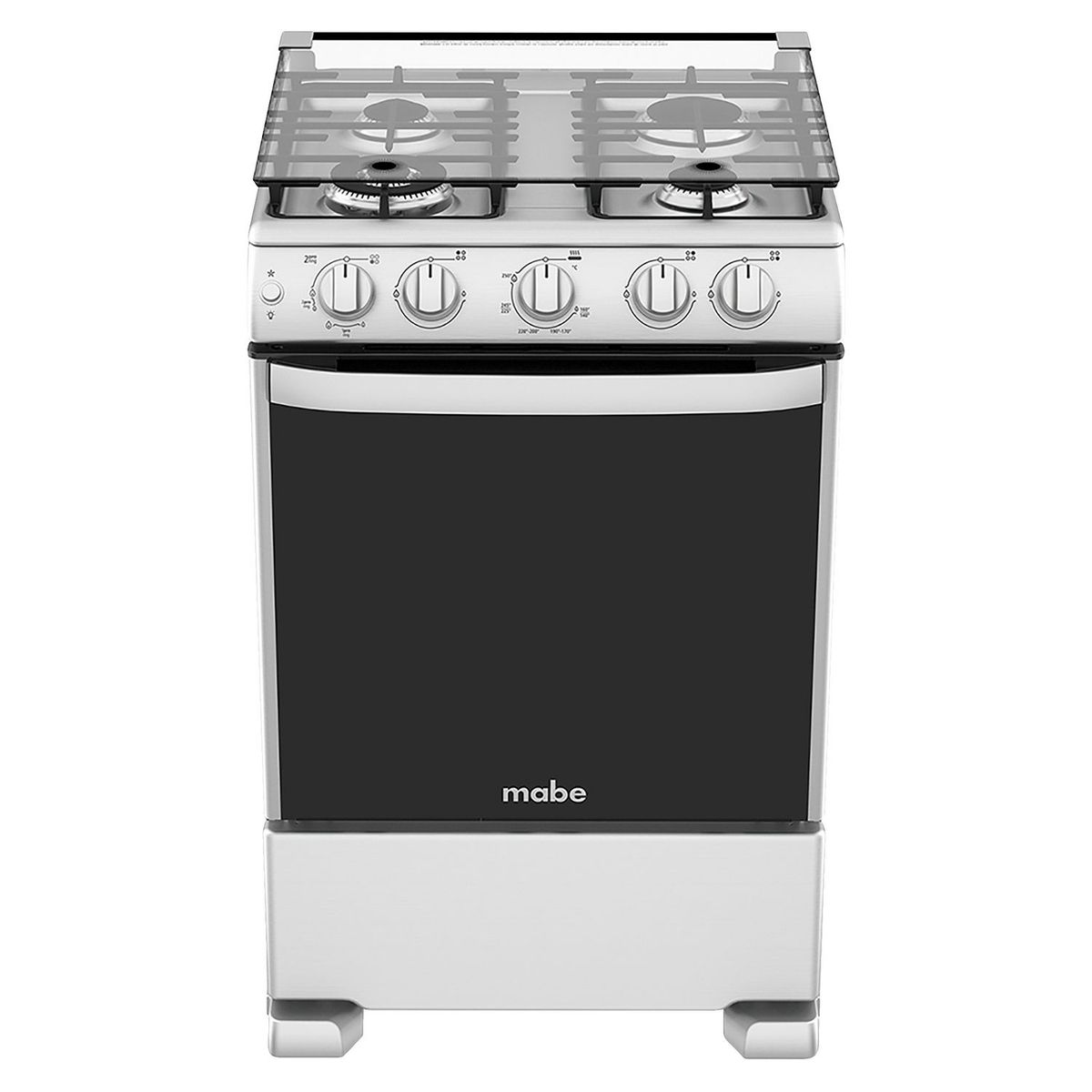 MABE - Cocina Mabe a Gas 4 Hornillas CME6060CSYX Acero Inox